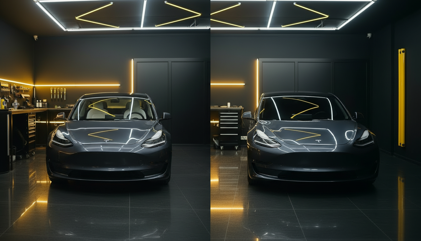 Tesla Ceramic tint result